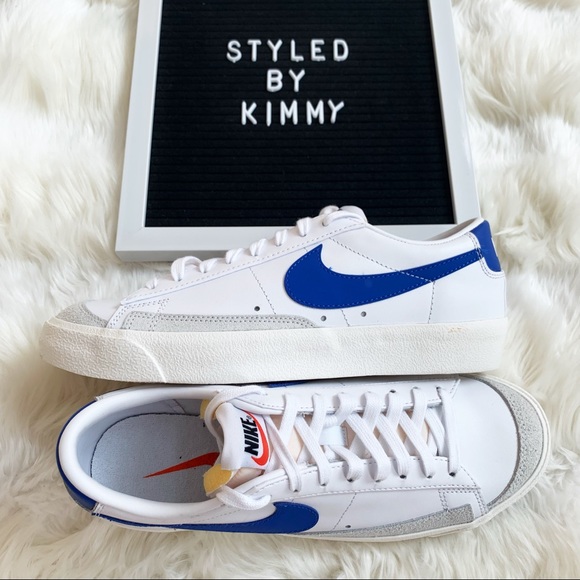 NIKE Blazer Low 77 Sneakers Shoes New Vintage Look - Picture 6 of 7